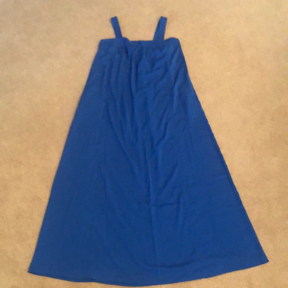 J. Crew Royal Blue Maxi Dress